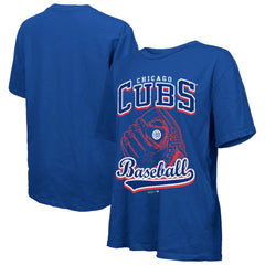 Chicago Cubs Majestic Threads Women's Oversized First Base T-Shirt Near Me
