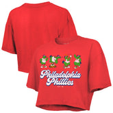 Philadelphia Phillies Majestic Threads Women's Boxy Crop T-Shirt Near Me
