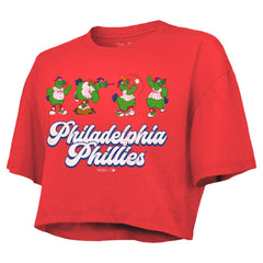 Philadelphia Phillies Majestic Threads Women's Boxy Crop T-Shirt Near Me