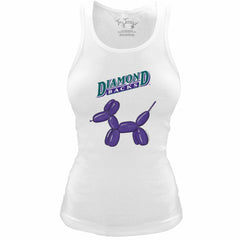 Arizona Diamondbacks Tiny Turnip Women's Fitted Balloon Dog Tri-Blend Tank Top Online