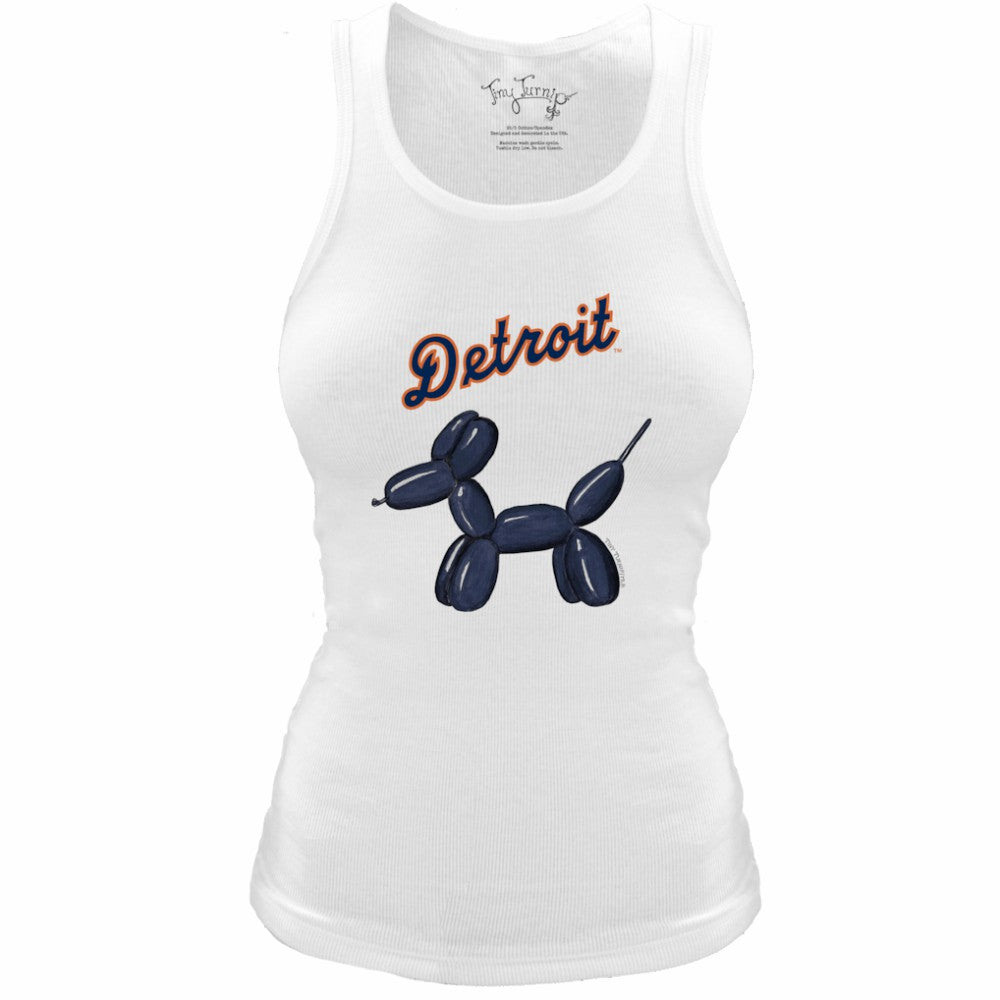 Detroit Tigers Tiny Turnip Women's Fitted Balloon Dog Tri-Blend Tank Top Online