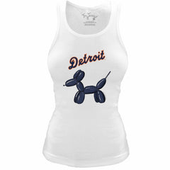 Detroit Tigers Tiny Turnip Women's Fitted Balloon Dog Tri-Blend Tank Top Online