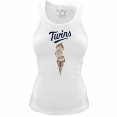 Minnesota Twins Tiny Turnip Women's Fitted Triple Scoop Tri-Blend Tank Top Near Me