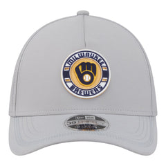 Milwaukee Brewers New Era Patch 39THIRTY A-Frame M-Crown Perforated Flex Hat On Sale