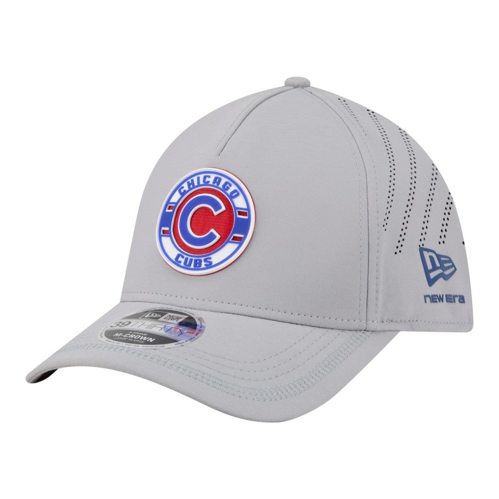Chicago Cubs New Era Patch 39THIRTY A-Frame M-Crown Perforated Flex Hat Online
