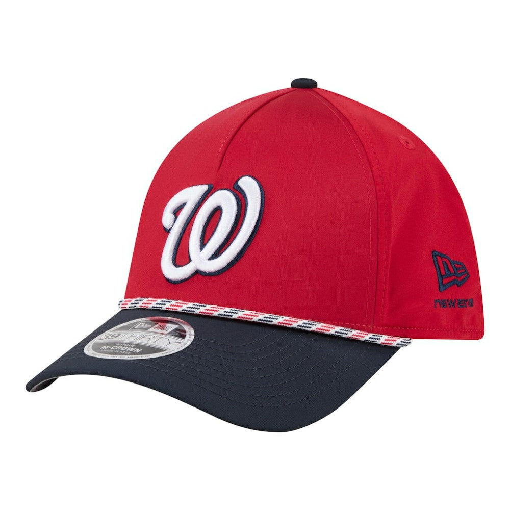 Washington Nationals New Era Rope M-Crown A-Frame 39THIRTY Flex Hat Clearance