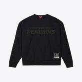 Pittsburgh Penguins Mitchell & Ness Unisex Phantom Fleece Crew Neck Sweatshirt Black
