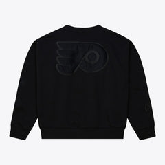 Philadelphia Flyers - Mitchell & Ness Unisex Phantom Fleece Crew Neck Sweatshirt Black