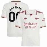 Adidas Arsenal Youth 2025/26 Third Replica Custom Jerseys - White