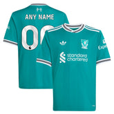 Adidas Liverpool Youth 2025/26 Third Replica Custom Jerseys - Green