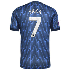Adidas Bukayo Saka Arsenal 2025/26 Away Player Jerseys - Blue