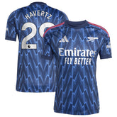Adidas Kai Havertz Arsenal 2025/26 Away Replica Player Jerseys - Blue