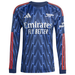 Adidas Kai Havertz Arsenal 2025/26 Away Replica Long Sleeve Player Jerseys - Blue