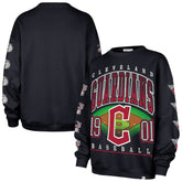 Cleveland Guardians '47 Women's Trendy Team Go Big Oversized Sweatshirt Sale