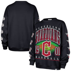 Cleveland Guardians '47 Women's Trendy Team Go Big Oversized Sweatshirt Sale