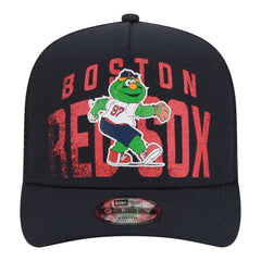 Boston Red Sox New Era Youth Logo Fade A-Frame 9FIFTY Snapback Hat Clearance