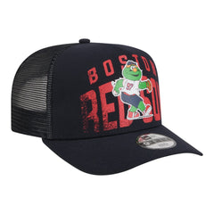 Boston Red Sox New Era Youth Logo Fade A-Frame 9FIFTY Snapback Hat Clearance