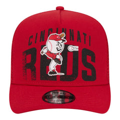 Cincinnati Reds New Era Youth Logo Fade A-Frame 9FIFTY Snapback Hat Sale