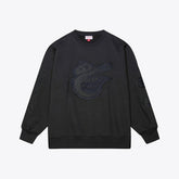Baltimore Orioles Mitchell & Ness Phantom Fleece Crewneck Sweatshirt Clearance