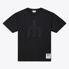 Seattle Mariners Mitchell & Ness Cooperstown Collection Phantom T-Shirt On Sale