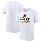 Cincinnati Bengals Streak T-Shirt White - NFL