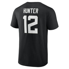 Travis Hunter Jacksonville Jaguars Icon Name & Number T-Shirt Black - NFL