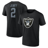 Ashton Jeanty Las Vegas Raiders Icon Name & Number T-Shirt Black - NFL
