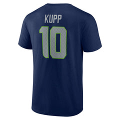 Cooper Kupp Seattle Seahawks Icon Name & Number T-Shirt College Navy - NFL