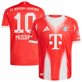 Adidas Jamal Musiala Bayern Munich Home 2025/26 Player Jerseys - Red