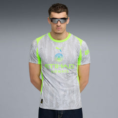 Puma Manchester City 2025/26 Third Replica Jerseys - Gray/Neon Green