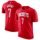 Nike - Kevin Durant Houston Rockets Icon Edition Name & Number T-Shirt - Red