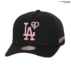 Los Angeles Dodgers Mitchell & Ness x BLACKPINK Pro Crown Snapback Hat On Sale