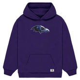 Baltimore Ravens Golf Wang Unisex Cutout Hoodie Purple - NFL