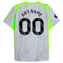 Puma Manchester City 2025/26 Third Custom Jerseys - Green/Neon Green