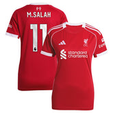Adidas Mohamed Salah Liverpool Women's 2025/26 Home Replica Jerseys - Red
