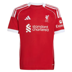 Adidas Virgil van Dijk Liverpool Youth 2025/26 Home Replica Jerseys - Red