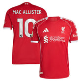 Adidas Alexis Mac Allister Liverpool 2025/26 Home Jerseys - Red