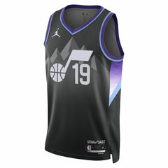 NBA - Ace Bailey Utah Jazz Jordan Brand Unisex Swingman Player Jersey - Statement Edition - Black