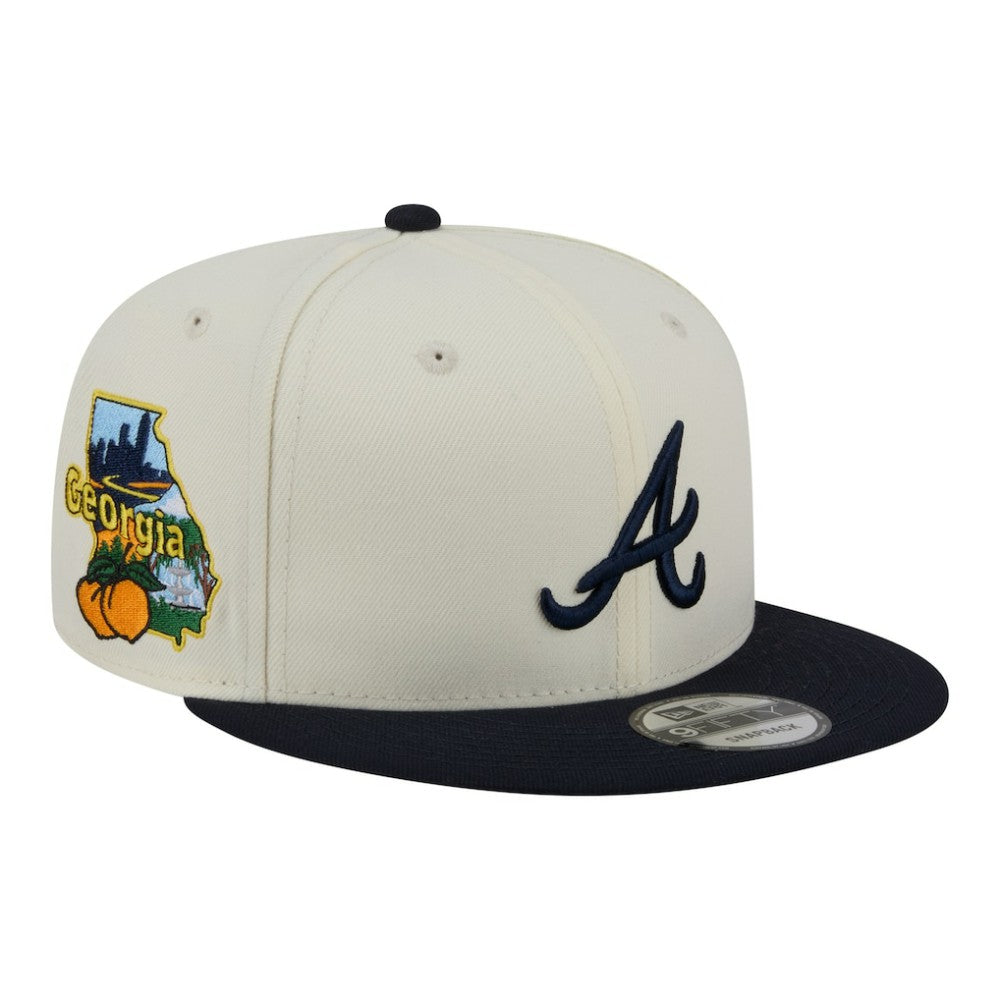 Atlanta Braves New Era Localized 9FIFTY Snapback Hat Sale
