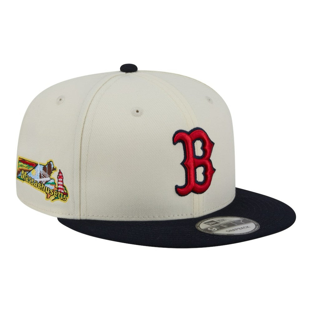 Boston Red Sox New Era Localized 9FIFTY Snapback Hat On Sale