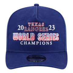 Texas Rangers New Era 2023 World Series Champions Historic 9FIFTY A-Frame Snapback Hat On Sale
