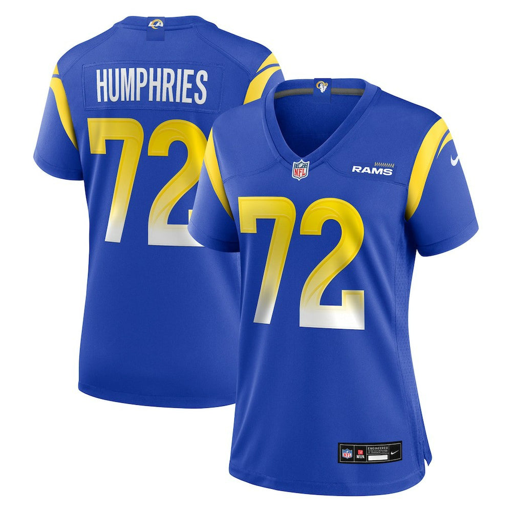 D.J. Humphries Los Angeles Rams Women's Team Game Jersey Royal - Nike