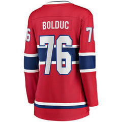 Zack Bolduc Montreal Canadiens - Fanatics Women's Home Breakaway Jersey Red