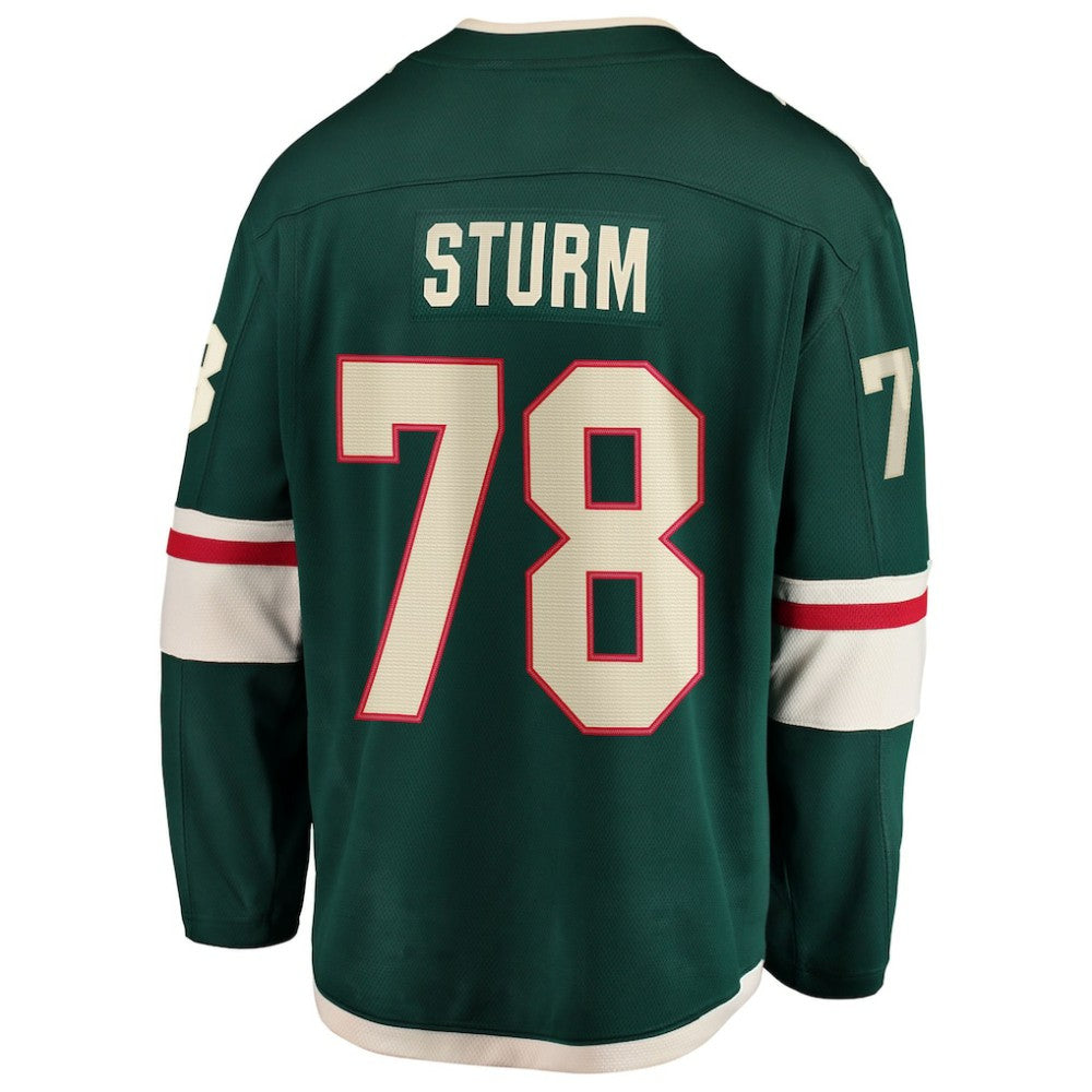 Nico Sturm Minnesota Wild Fanatics Home Breakaway Jersey - Green | NHL Jerseys