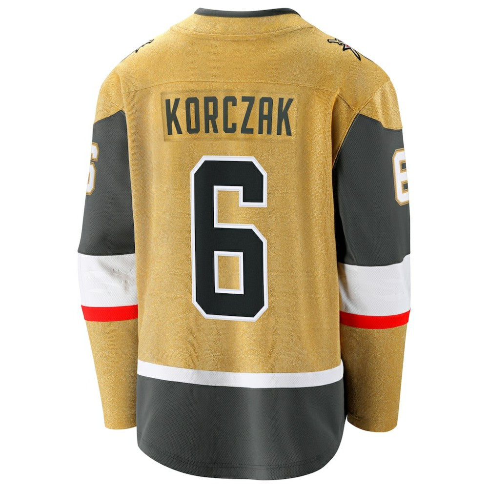 Kaedan Korczak Vegas Golden Knights Fanatics Home Breakaway Jersey - Gold | NHL Jerseys