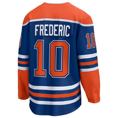 Trent Frederic Edmonton Oilers - Fanatics Home Breakaway Jersey Royal