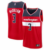 Fanatics - CJ McCollum Washington Wizards Fast Break Replica Player Jersey - Icon Edition - Red