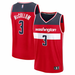 Fanatics - CJ McCollum Washington Wizards Fast Break Replica Player Jersey - Icon Edition - Red