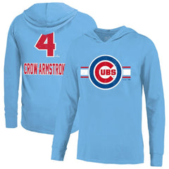 Pete Crow-Armstrong Chicago Cubs Majestic Threads Lightweight Name & Number Hoodie Sale