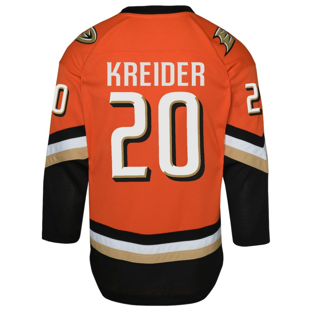 Chris Kreider Anaheim Ducks Outerstuff Youth Home Replica Jersey - Orange | NHL Jerseys